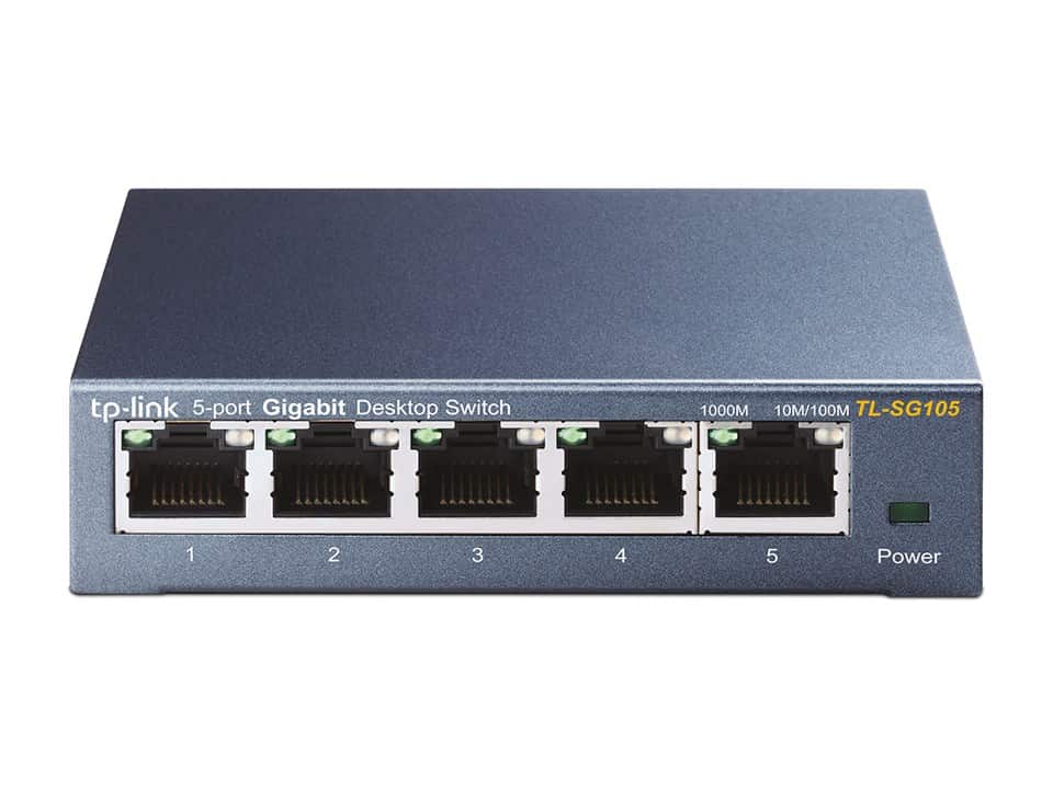 Switch TP-LINK TL-SG105 5 Portów 1000Mbps — zdjęcie 1 z 3
