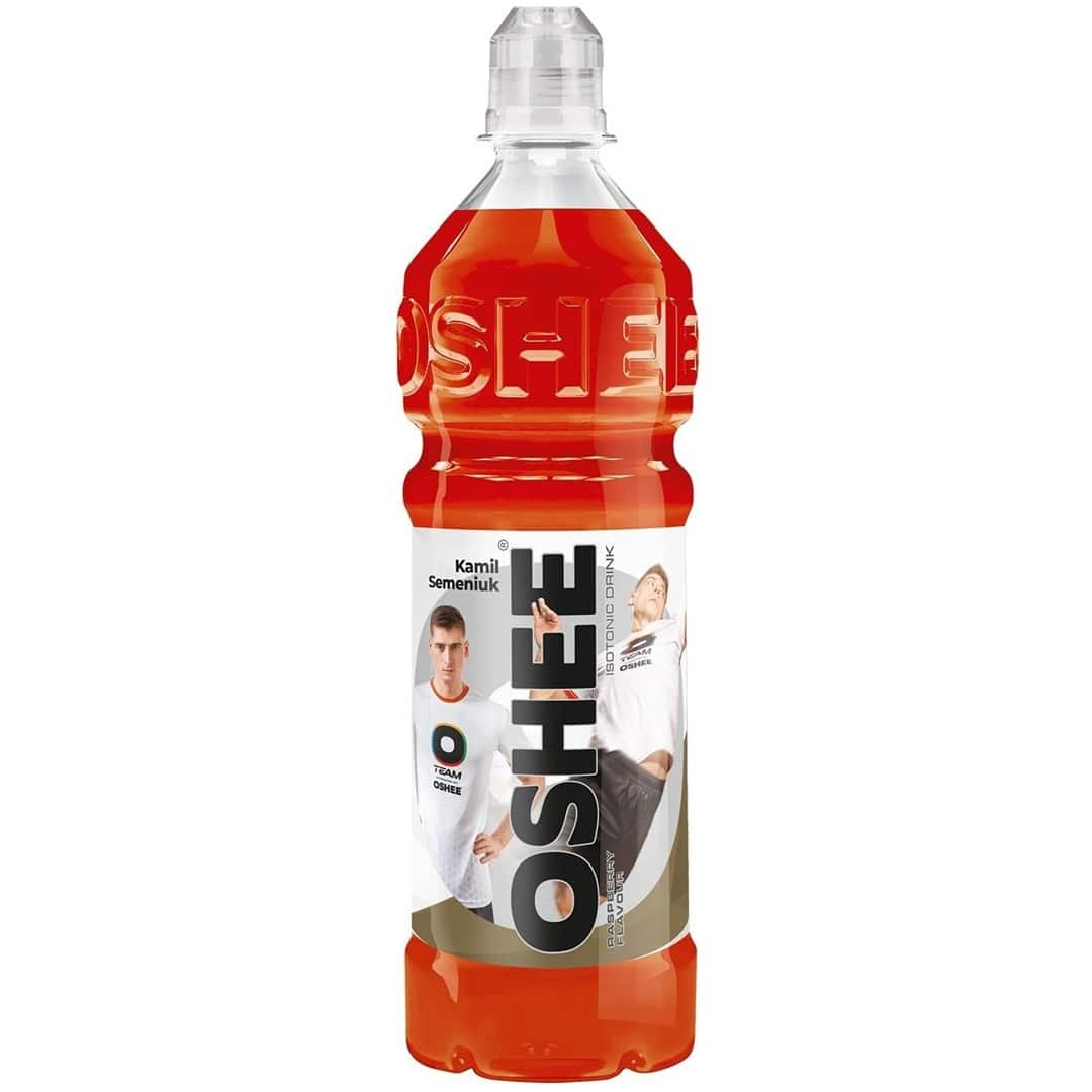 OSHEE Isotonic Drink malina TEAM O 750 ml — zdjęcie 1 z 2