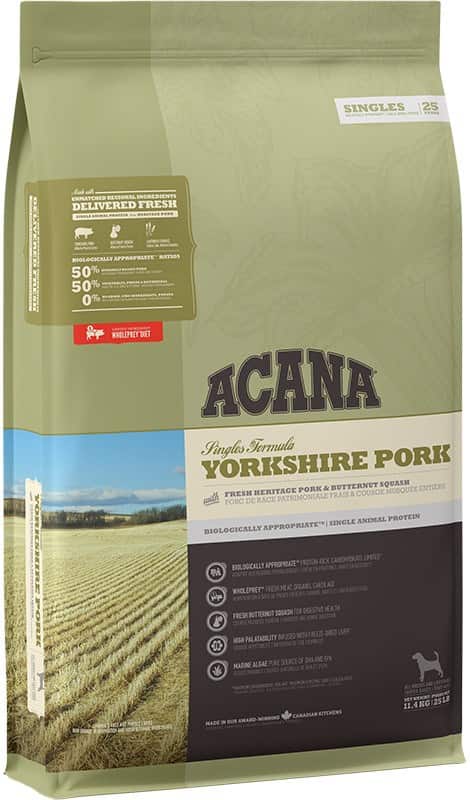 ACANA Singles Yorkshire Pork - sucha karma dla psa - 11,4 kg — zdjęcie 1 z 2