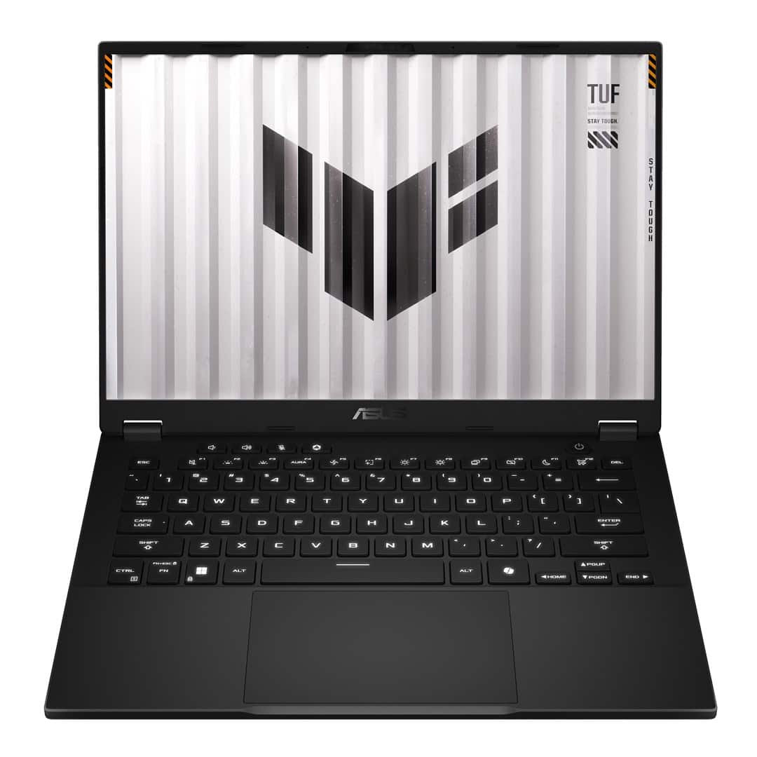 ASUS TUF Gaming A14 FA401UH-RG018 Ryzen 7 260 14.0"2.5K 165Hz IPS-level 400nits AG 16GB LPDDR5X SSD512 GeForce RTX 5050_8GB WLAN+BT Cam1080p 73WHrs NoOS Jaeger Gray — zdjęcie 1 z 8