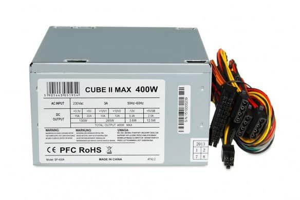 Zasilacz IBOX CUBE II 400W 12 CM FAN ZIC2400W12CMFA (400 W) — zdjęcie 1 z 4
