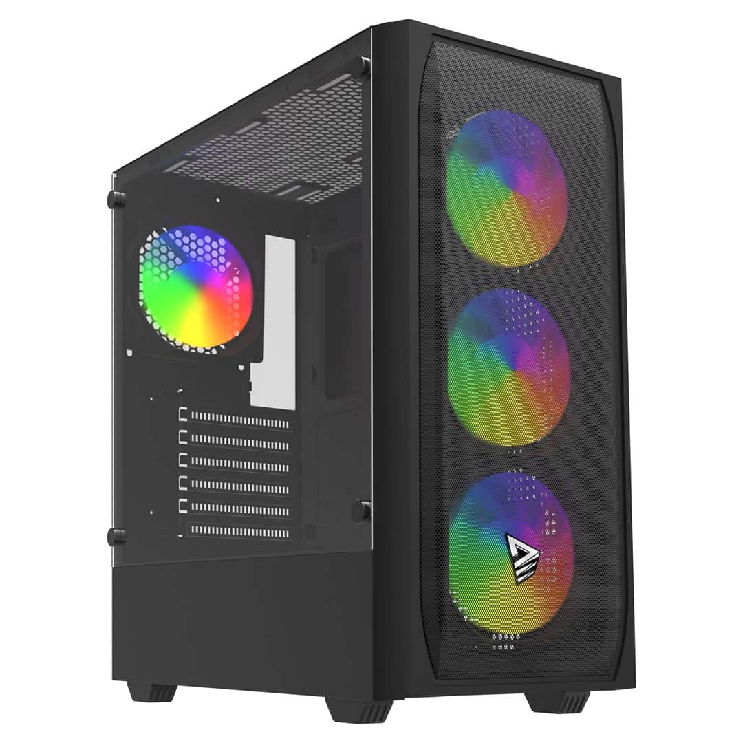 SAVIO NOCTIS FLOW RGB - Obudowa Komputerowa — zdjęcie 1 z 7