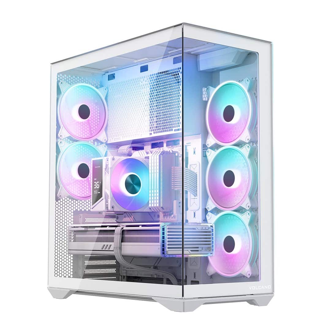 MODECOM OBUDOWA VOLCANO SPACE XL ARGB FULL TOWER 5F BIAŁA — zdjęcie 1 z 8