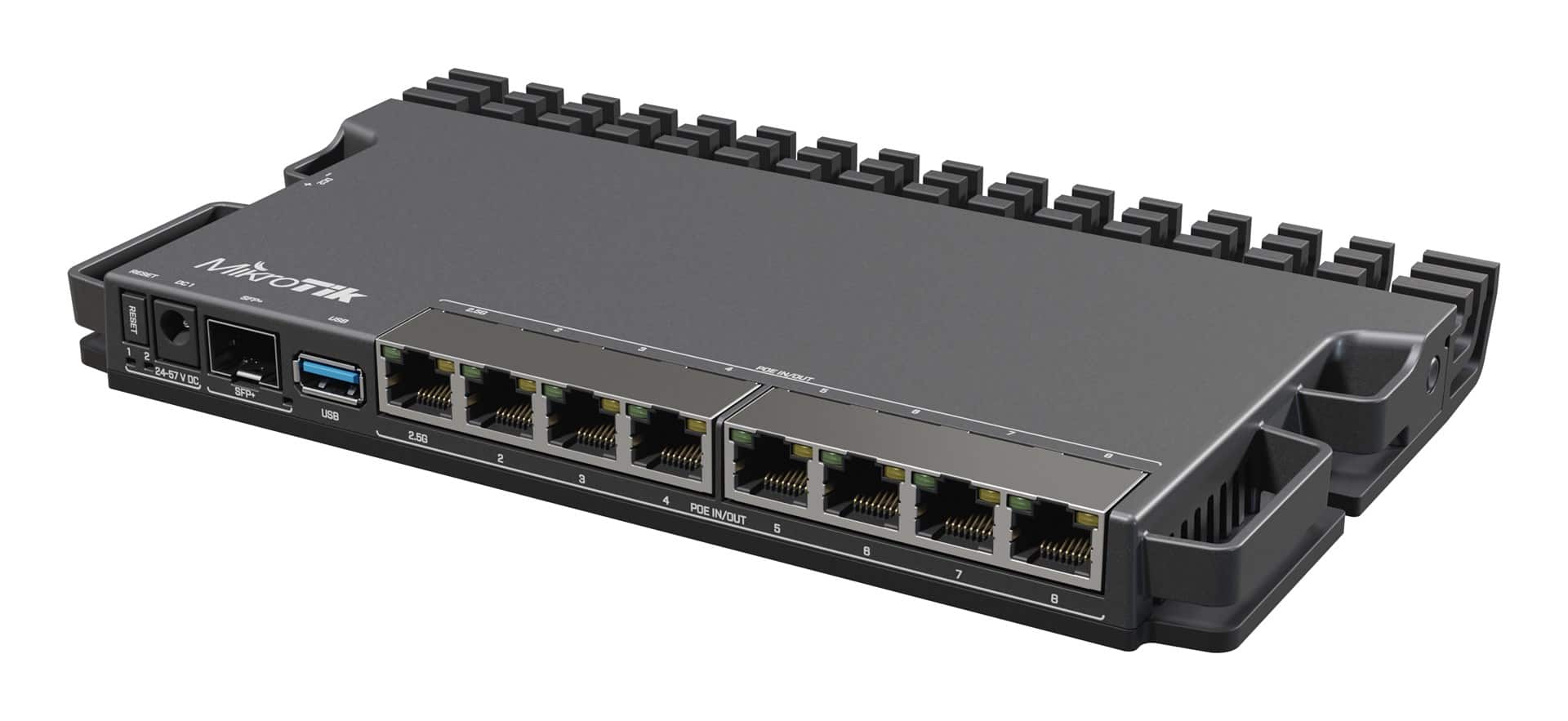 Router Mikrotik RB5009UG+S+IN Total Ethernet  Ports:9; Architecture:ARM 64bit; CPU core:4 — zdjęcie 1 z 3