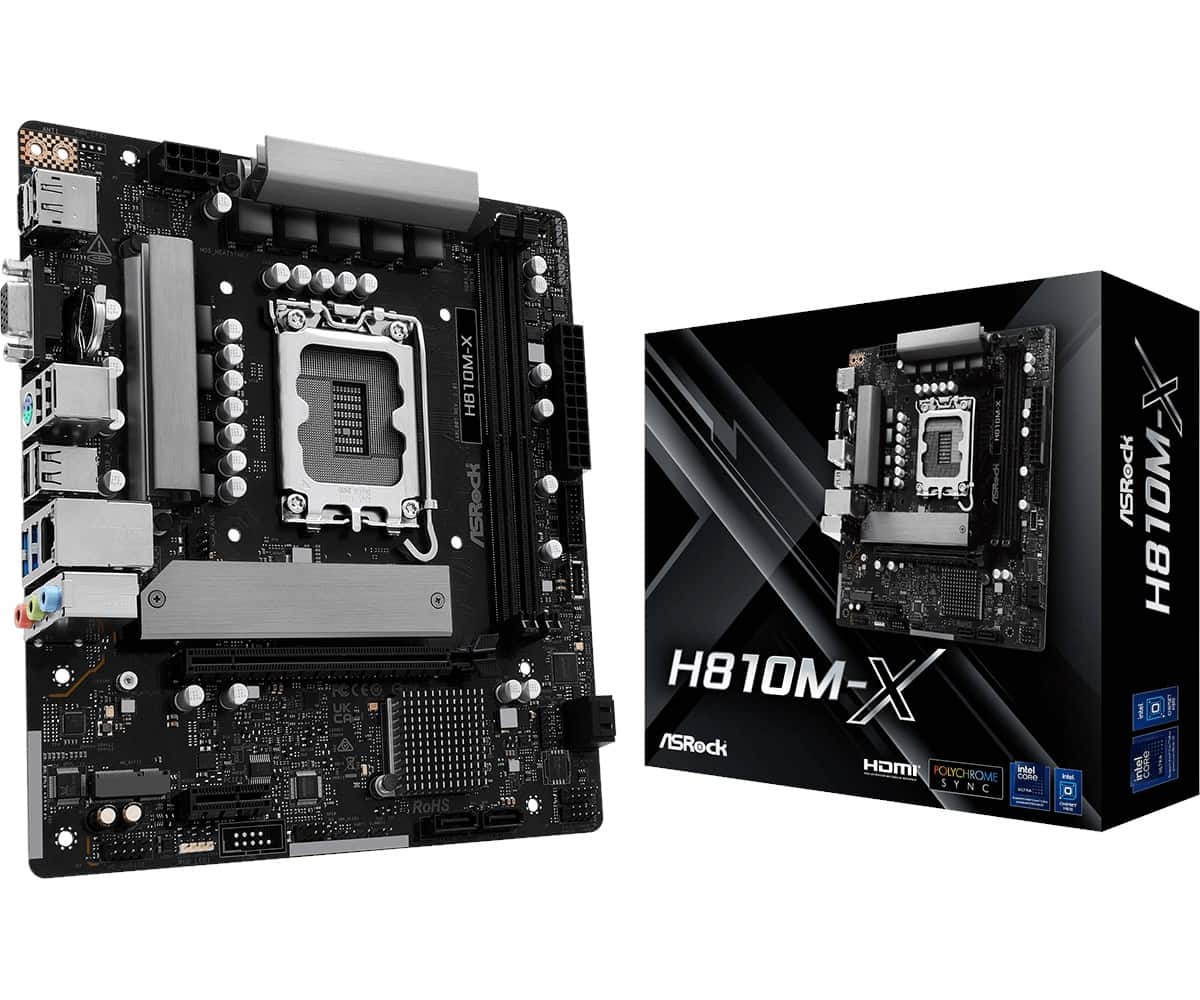 Płyta główna ASRock H810M-X Socket 1851 — zdjęcie 1 z 5