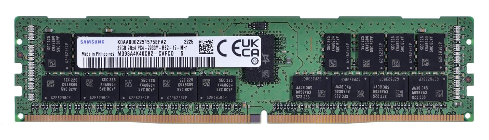 Samsung RDIMM 32GB DDR4 2933MHz ECC REGISTERED