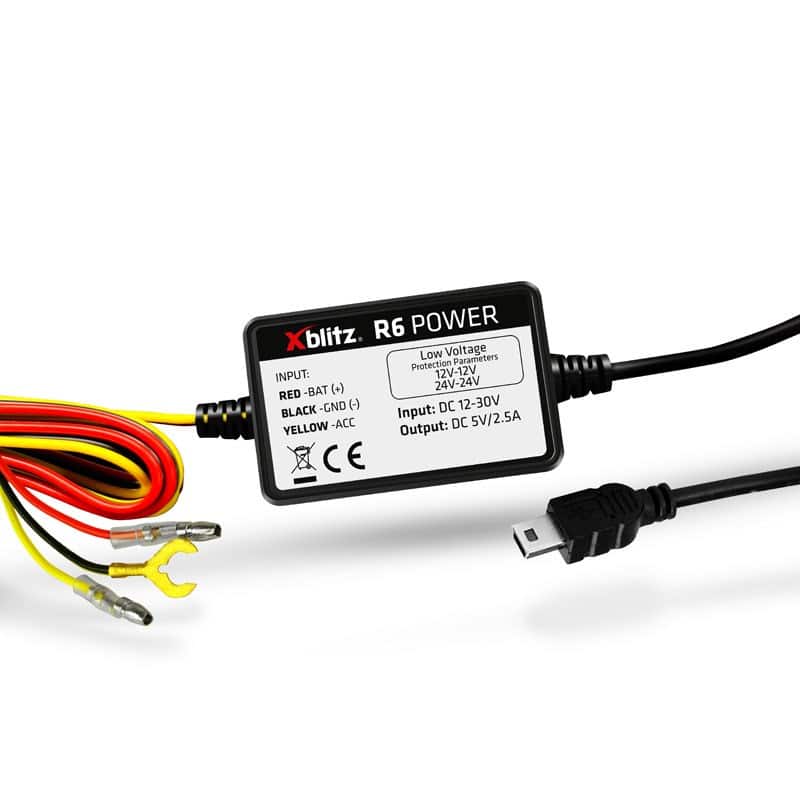 XBLITZ ZASILACZ KAMERY SAMOCHODOWEJ R6 POWER — zdjęcie 1 z 3