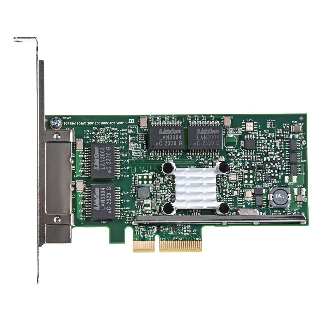 Broadcom BCM5719-4P 4x 1GbE RJ45 PCIe NIC 2.0 x4 — zdjęcie 1 z 3