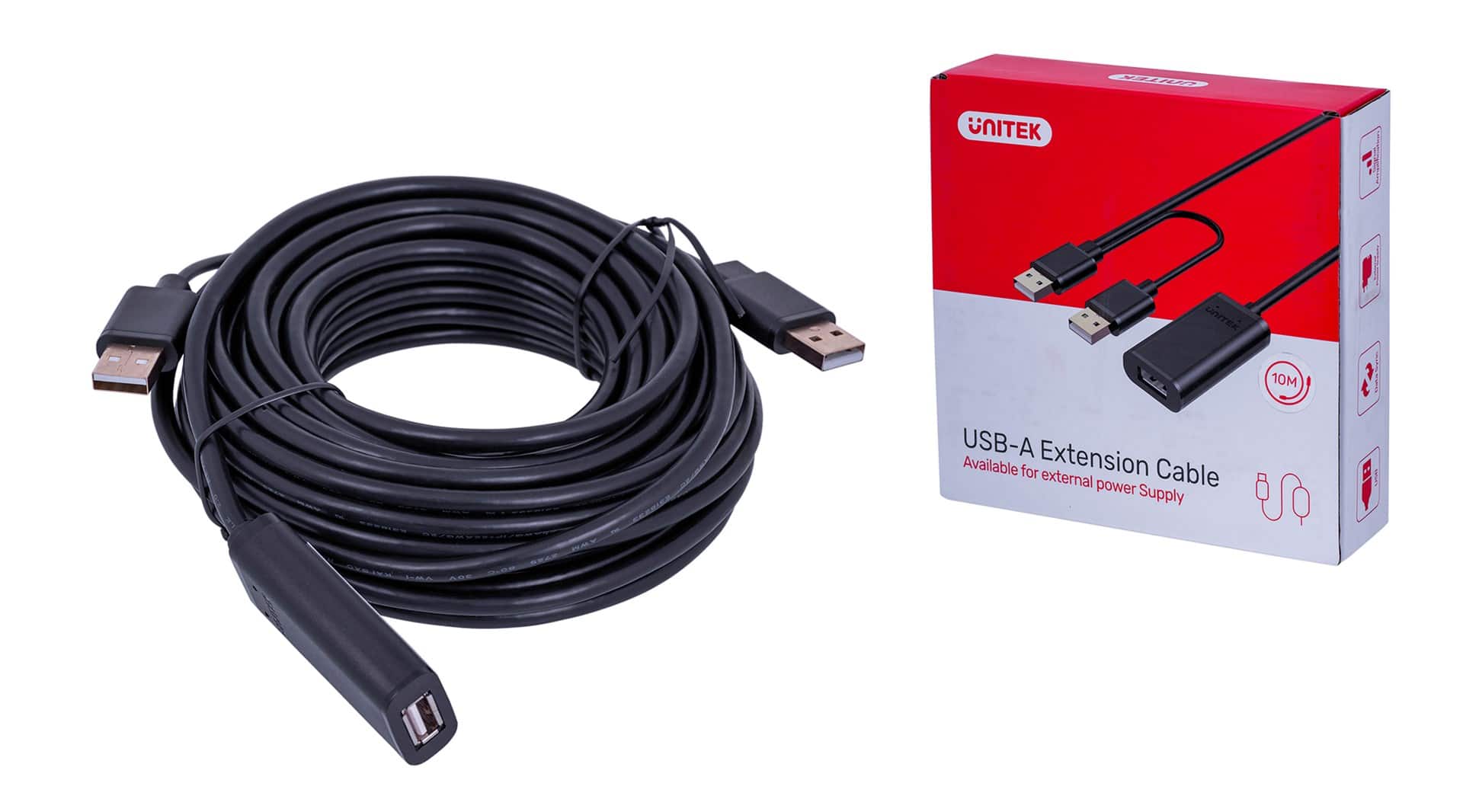 UNITEK WZMACNIACZ SYGNAŁU USB 2.0, 10M, PREMIUM — zdjęcie 1 z 8