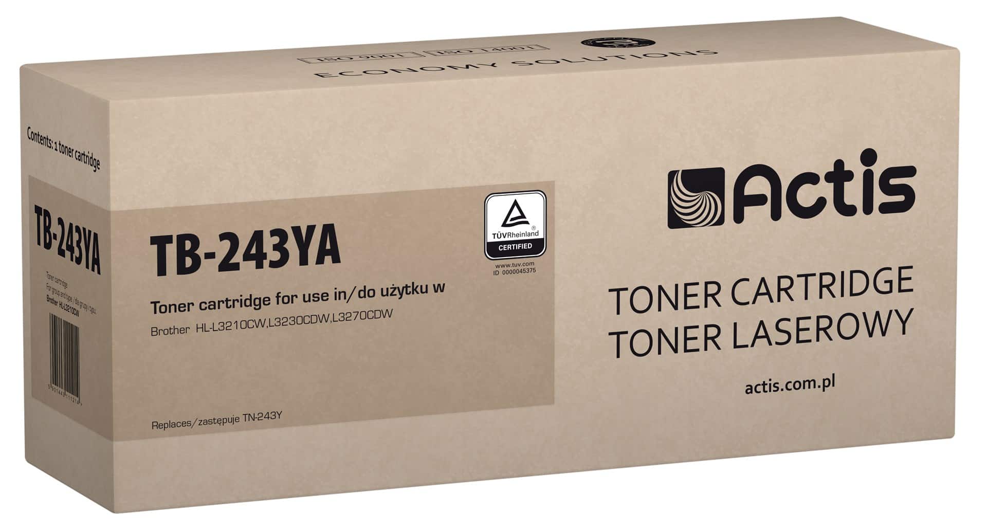Actis TB-243YA Toner - Zamiennik Brother TN-243Y