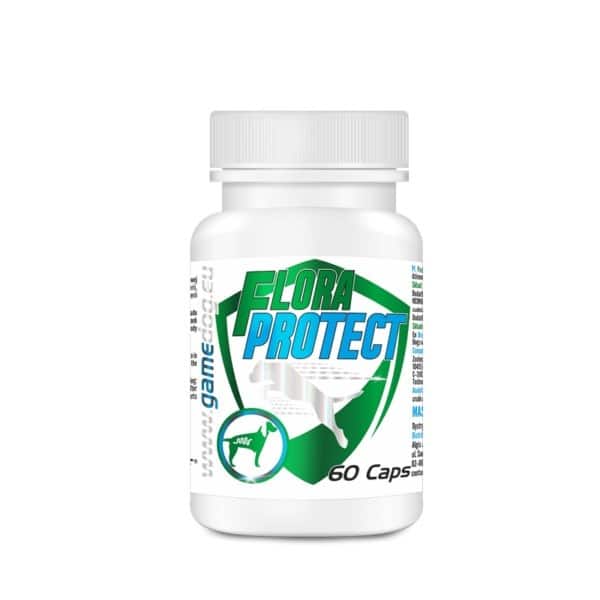Game Dog Flora Protect układ pokarmowy, dla psa 60 kapsułek — zdjęcie 1 z 2