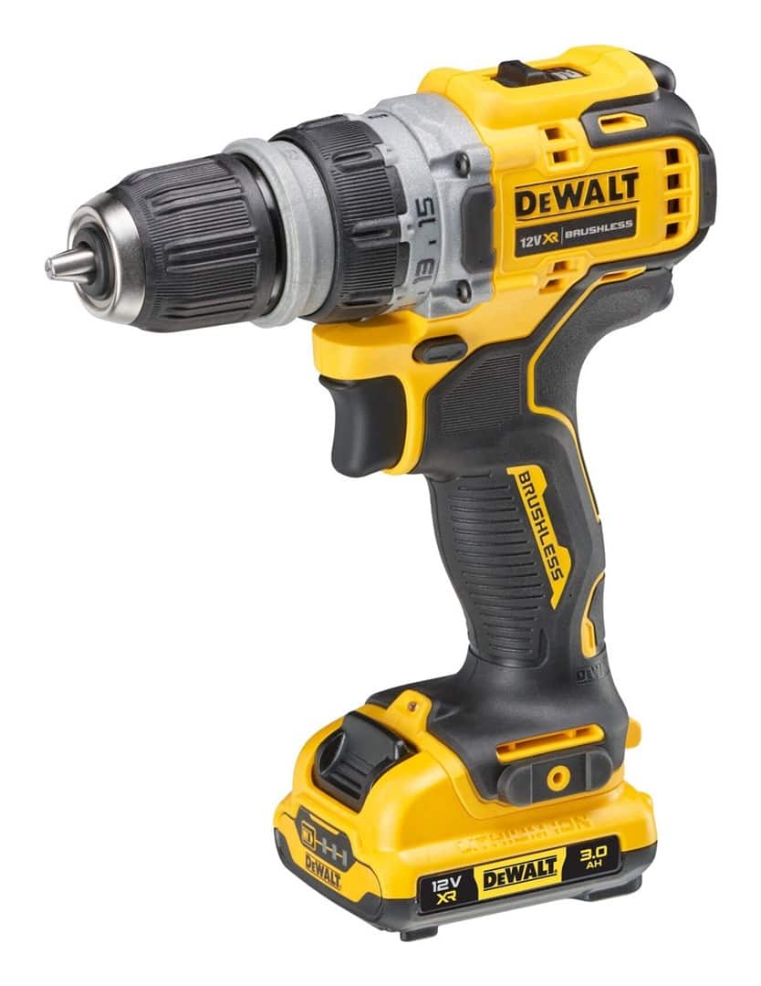 Wiertarko-wkrętarka z 4 głowicami 12V DCD703L2T DEWALT — zdjęcie 1 z 6