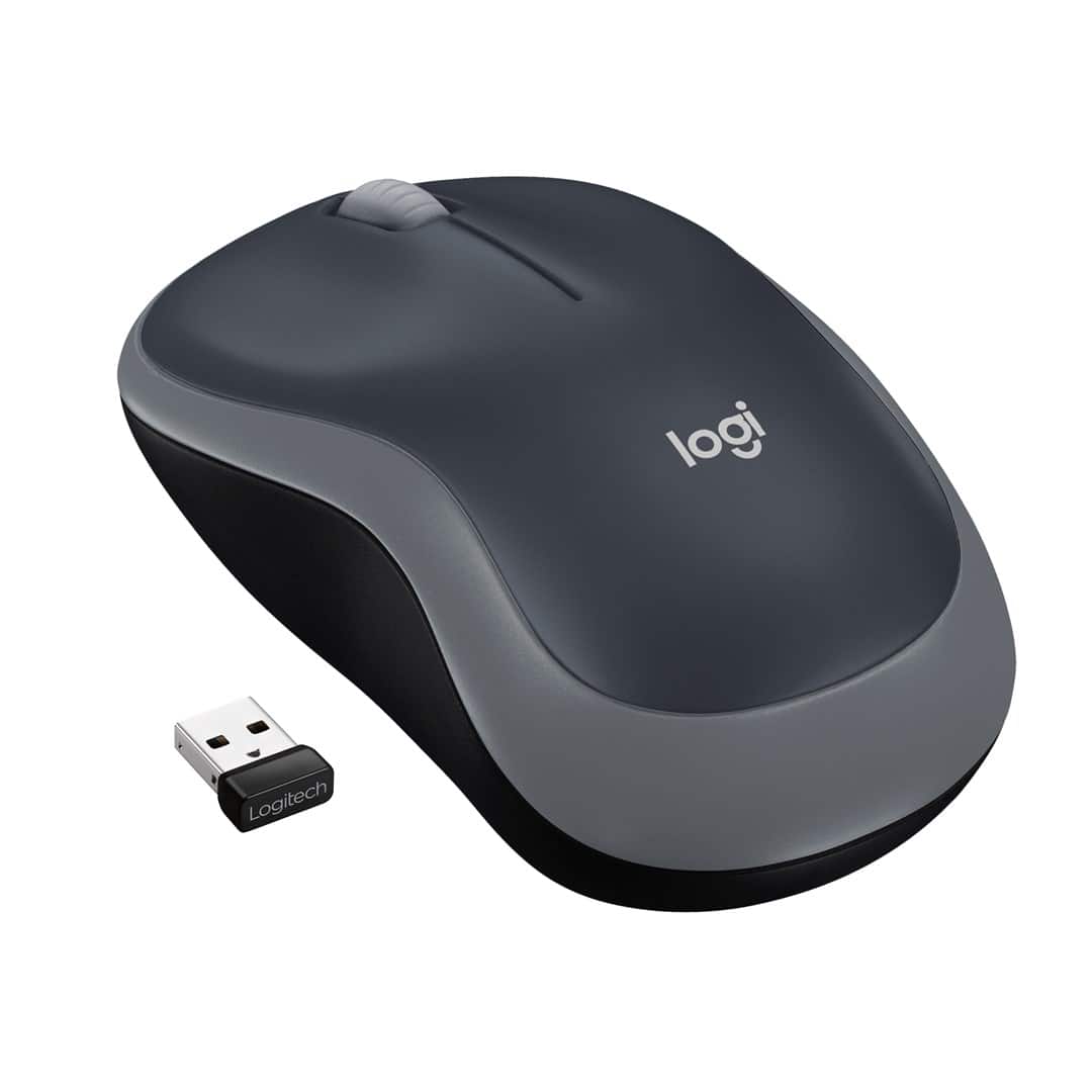 Mysz Logitech M185 - Szara, 1000 DPI — zdjęcie 1 z 2