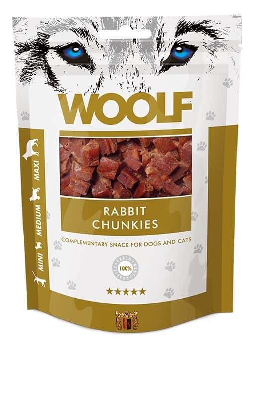 WOOLF Przysmak Rabbit Chunkies 100g dla psa