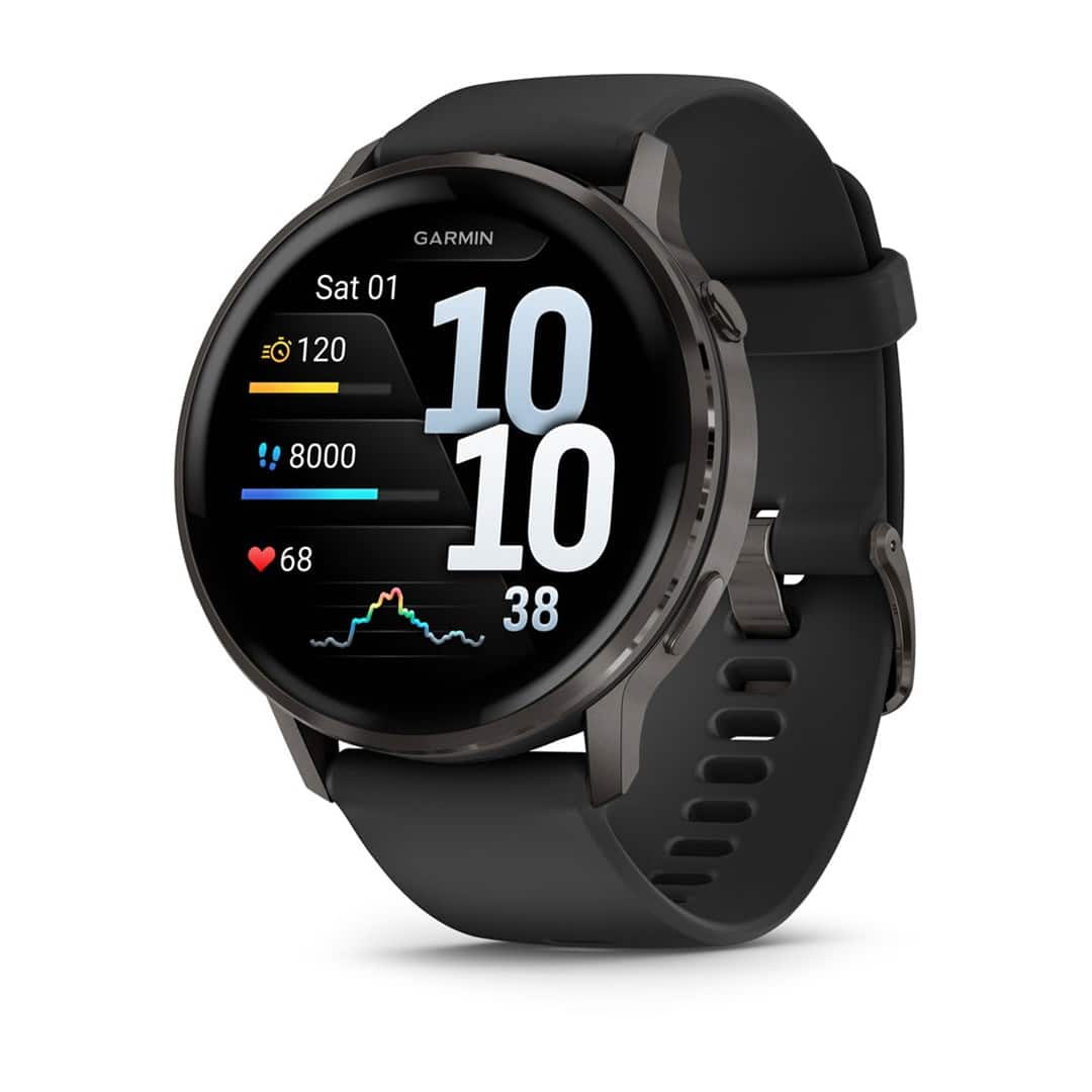 Zegarek Garmin Venu 4, 45mm AMOLED Black — zdjęcie 1 z 6