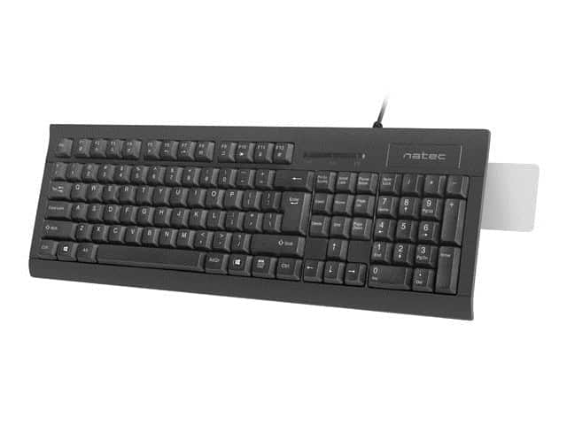 NATEC KLAWIATURA Z CZYTNIKIEM KART SMART ID MORAY US NKL-1055 — zdjęcie 1 z 6