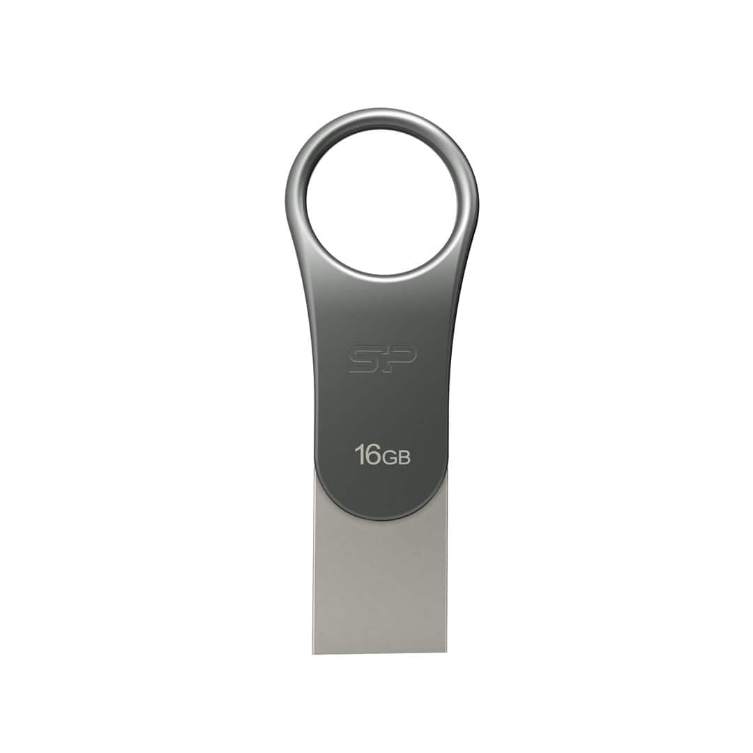 Pendrive Silicon Power Mobile C80 16GB USB 3.1/Type-C Silver — zdjęcie 1 z 4