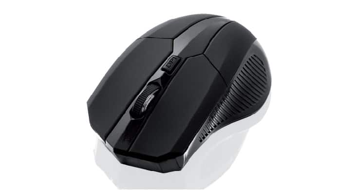 Mysz IBOX i005 Pro IMLAF005W, czarna, 1600 DPI — zdjęcie 1 z 4