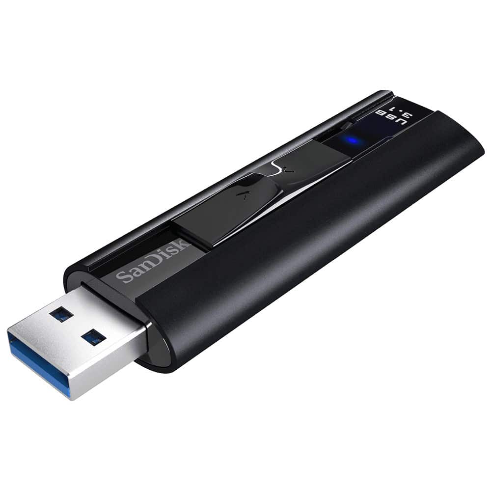 SANDISK EXTREME PRO 128GB USB 3.1 - Breloczek Aluminium — zdjęcie 1 z 7