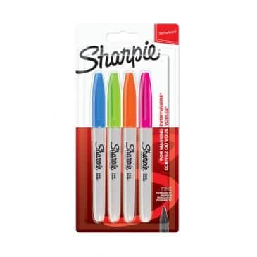 SHARPIE -zestaw markerów 4 szt FINE POINT — zdjęcie 1 z 2