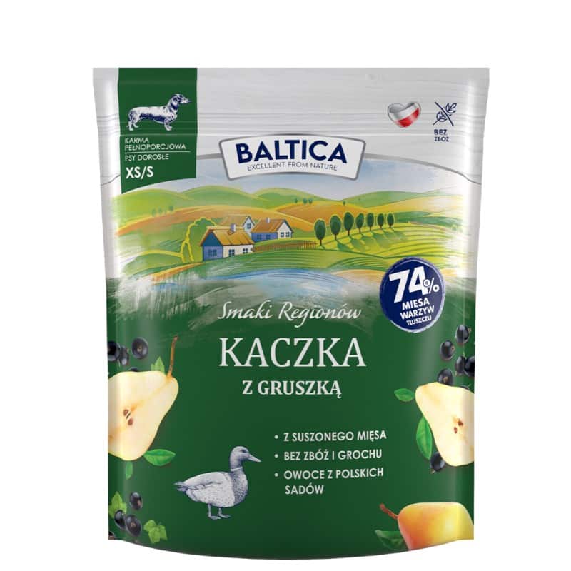 BALTICA SMAKI REGIONÓW Kaczka z gruszką XS / S 1kg — zdjęcie 1 z 2