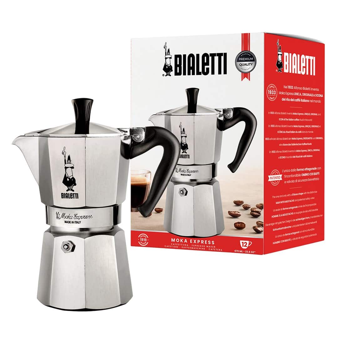 Kawiarka  BIALETTI Moka Express 8006363011662 (kolor srebrny) — zdjęcie 1 z 5