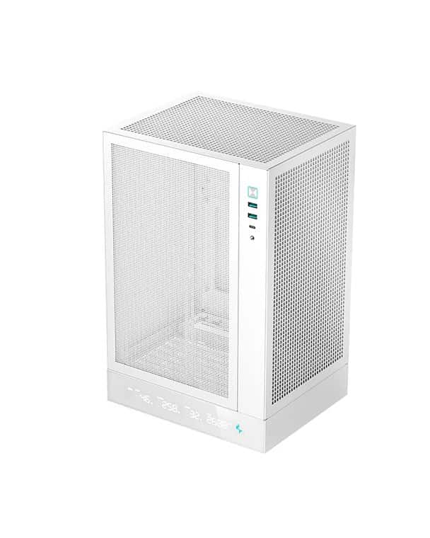 Obudowa DeepCool CH170 DIGITAL WH, biała — zdjęcie 1 z 6