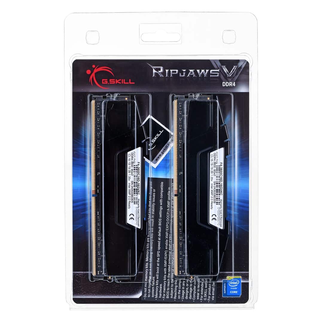 Zestaw G.SKILL RipjawsV 2x8GB DDR4 3600MHz — zdjęcie 1 z 3