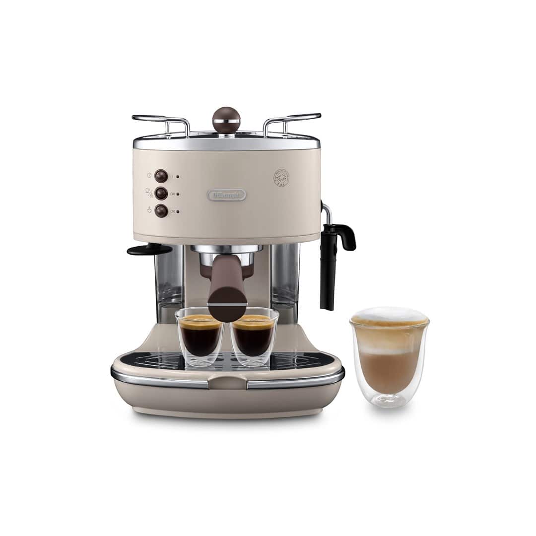 Ekspres ciśnieniowy automatyczny DeLonghi Icona Vintage ECOV311.BG (1100W, beżowy) — zdjęcie 1 z 7
