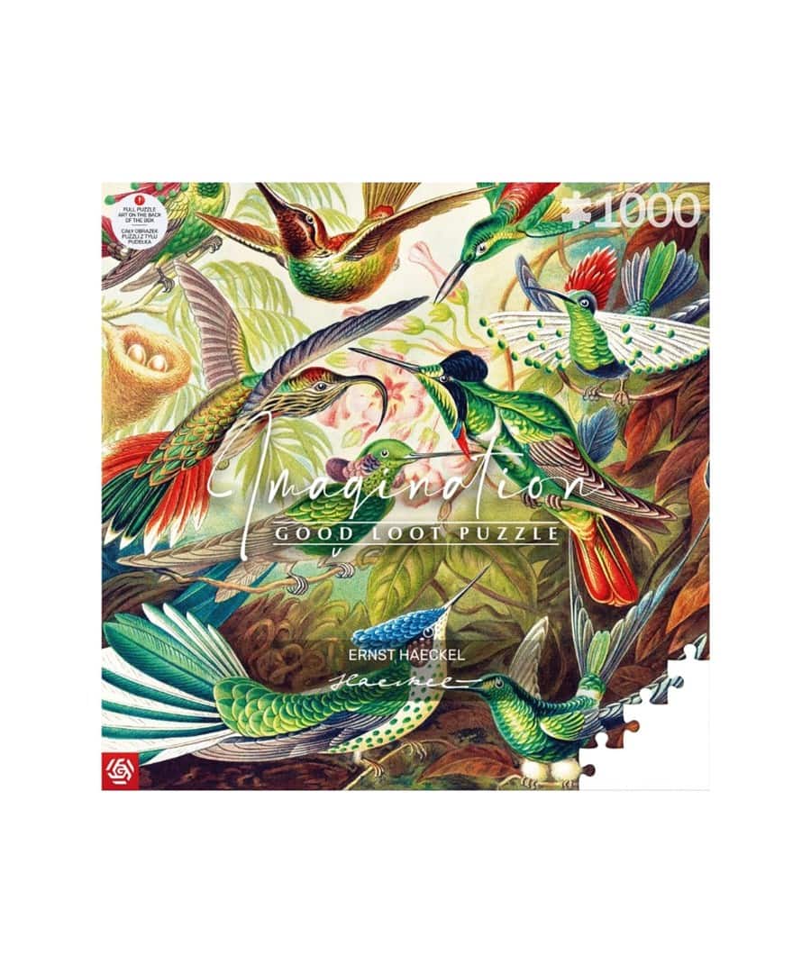 Puzzle Good Loot: Ernst Haeckel - Kolibry, 1000 elementów — zdjęcie 1 z 2