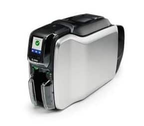 Zebra Drukarka kart ZC300 Wydruk jednostronny/USB/Ethernet/CardStudio 2.0 (Standard)/200 PVC cards/YMCKO ribbon (200 images) ZC31-000CQ00EM00 (WYPRZEDAŻ) — zdjęcie 1 z 5