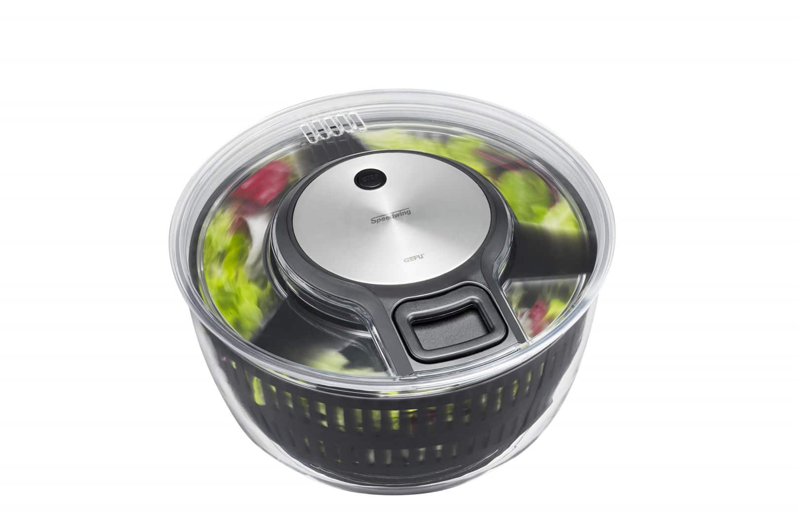 Wirówka do sałaty 5 ltr, przezroczysta GEFU SPEEDWING G-28150 — zdjęcie 1 z 2