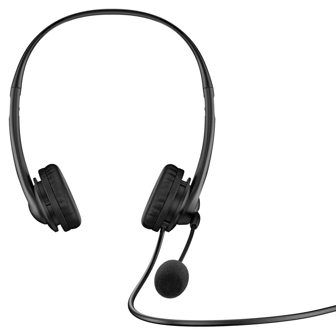 Słuchawki z mikrofonem HP Stereo USB Headset G2 przewodowe czarne 428H5AA — zdjęcie 1 z 6