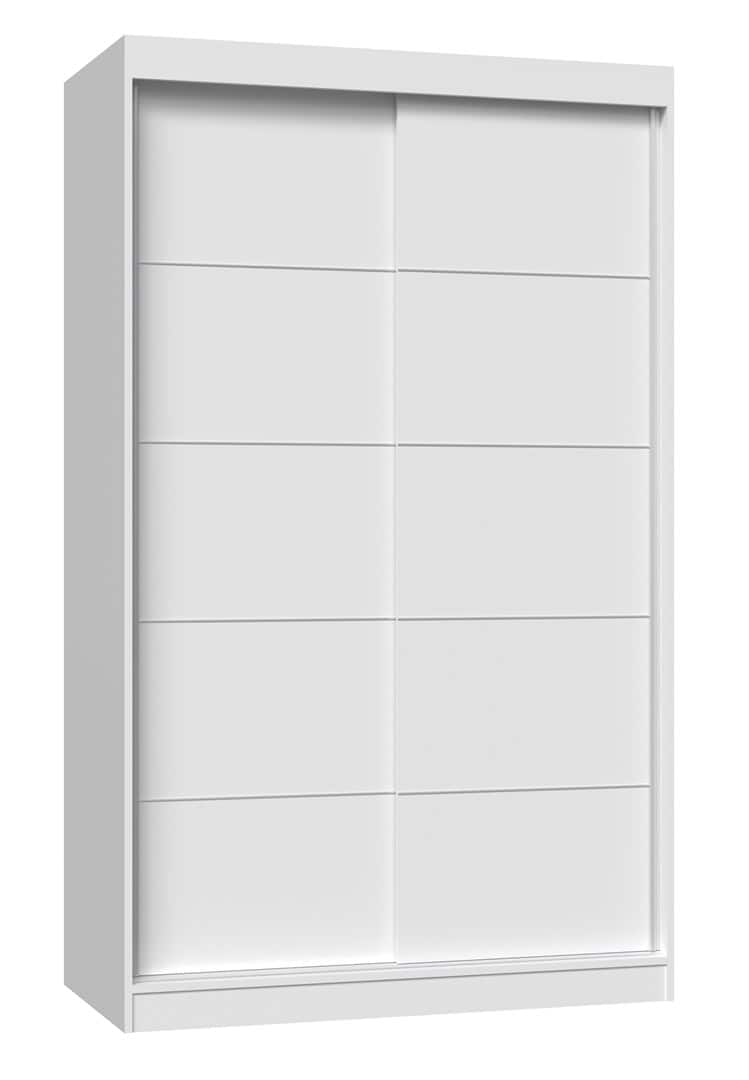Szafa IGA 120x61xH200 biel z drzwiami przesuwnymi — zdjęcie 1 z 4