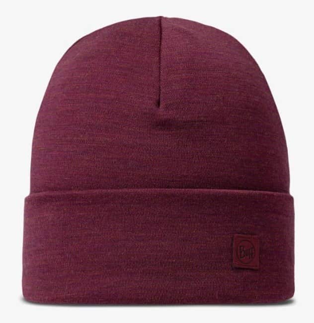 Czapka wełniana Buff Merino Heavyweight, solid tibetan red — zdjęcie 1 z 3