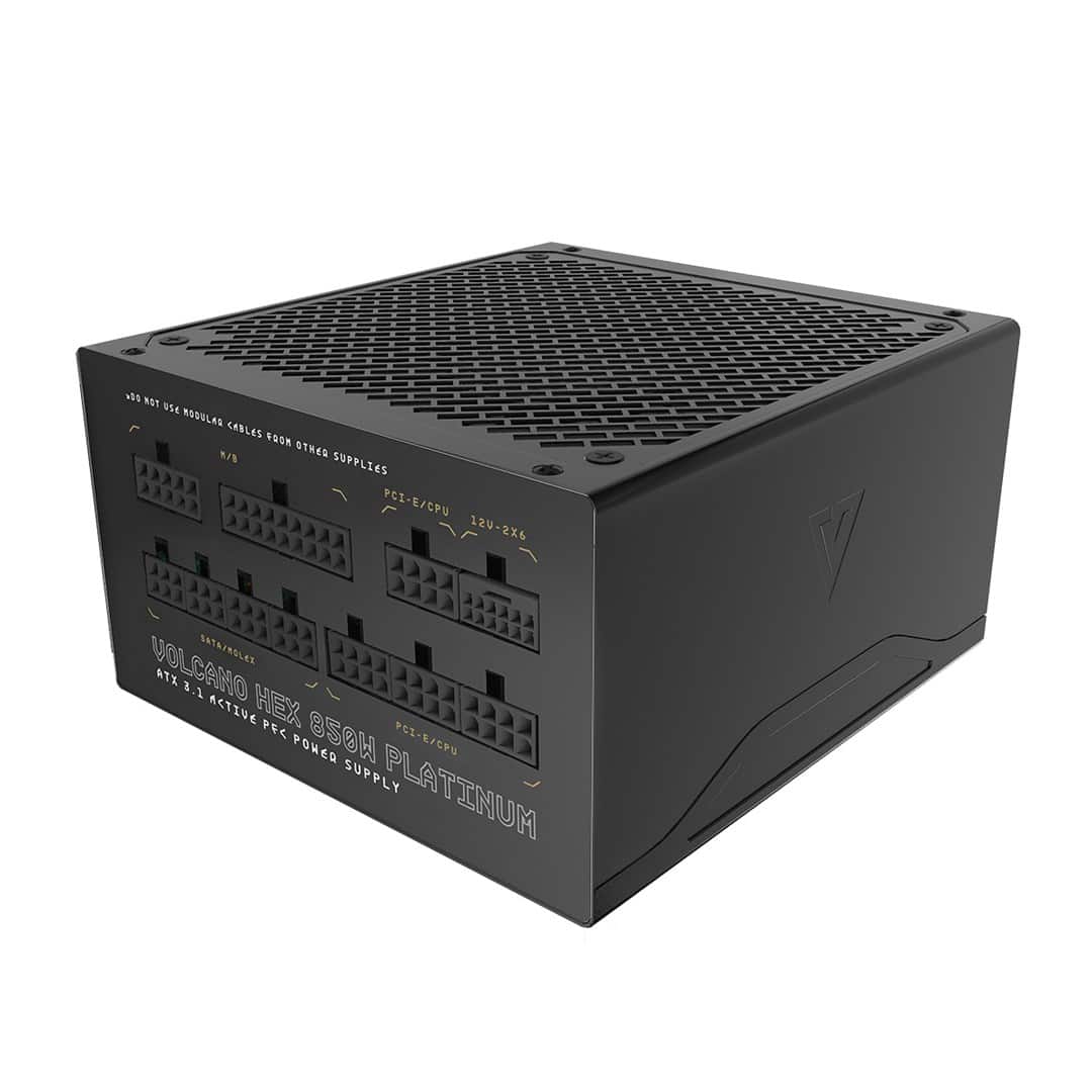 MODECOM ZASILACZ VOLCANO HEX 850W PLATINUM ATX 3.1 — zdjęcie 1 z 8