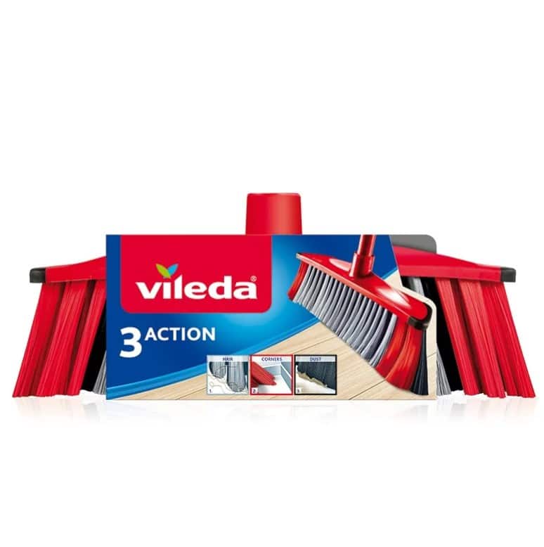 Wkład do szczotki Vileda 3Action - Czerwony, Czarny, Szary — zdjęcie 1 z 6