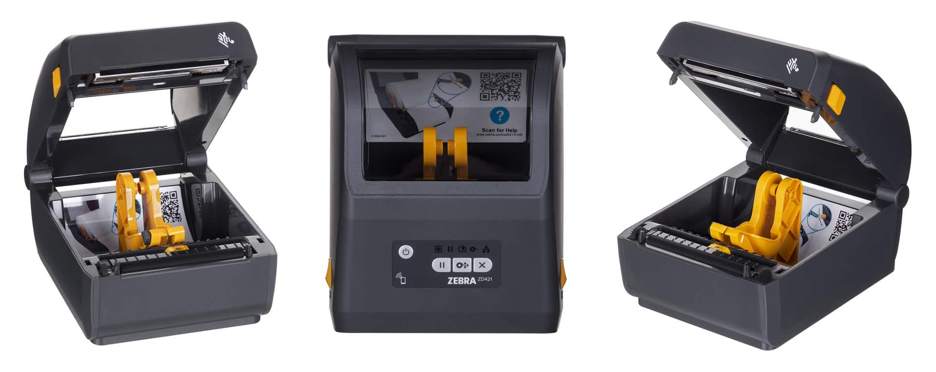 Zebra Drukarka etykiet ZD421T termiczna/termotransferowa/USB/203dpi ZD4A042-30EM00EZ — zdjęcie 1 z 8