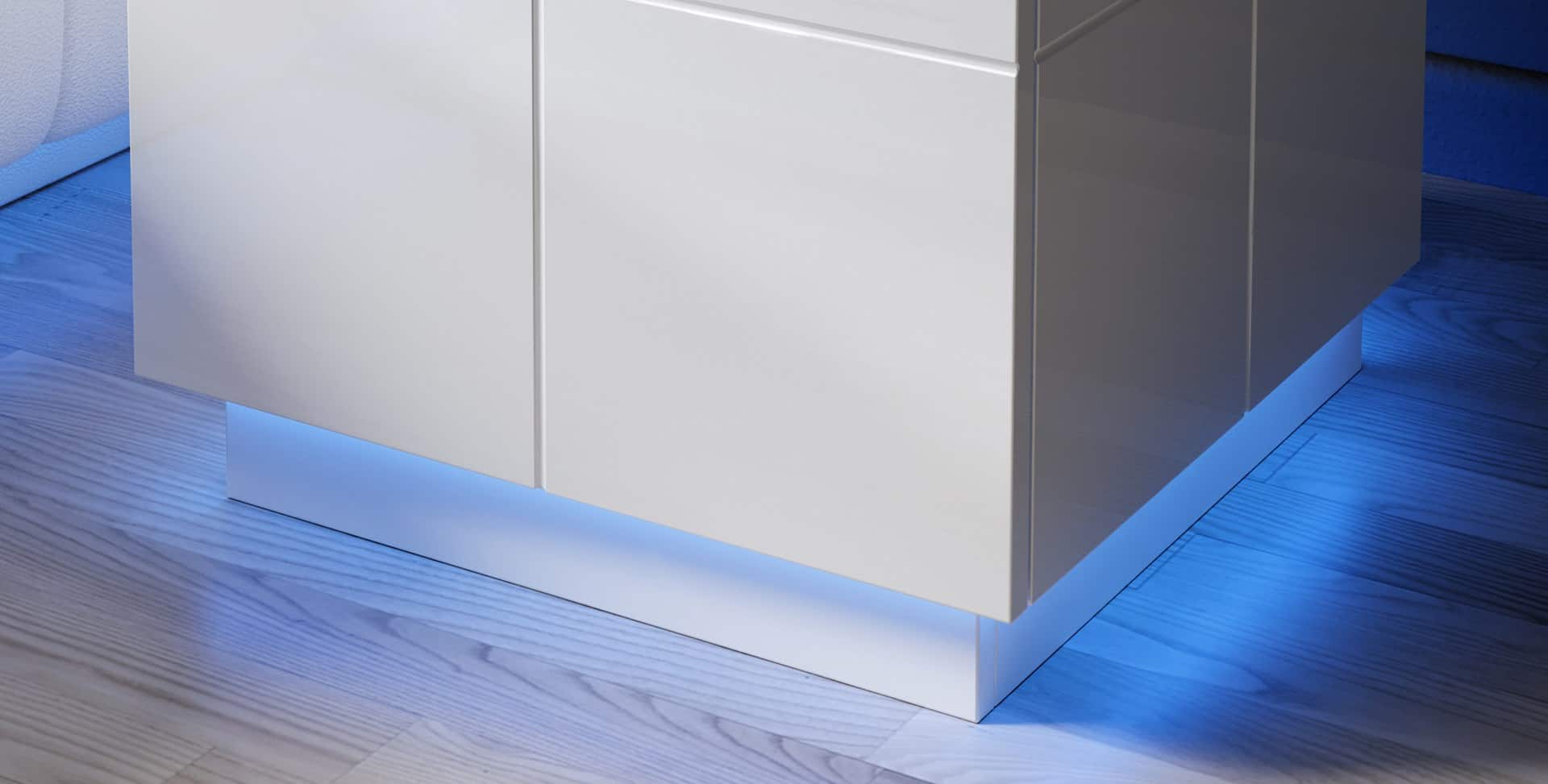 Oświetlenie szafka nocna REJA niebieskie — zdjęcie 1 z 2