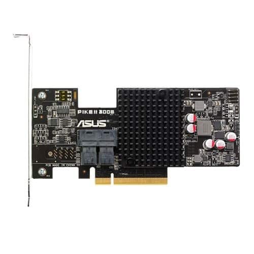 ASUS PIKE II 3008-8i 8-port internal SATA/SAS 12G (RAID 0, 1, 1E, 10) 2x Mini-SAS HD SFF-8643 — zdjęcie 1 z 2