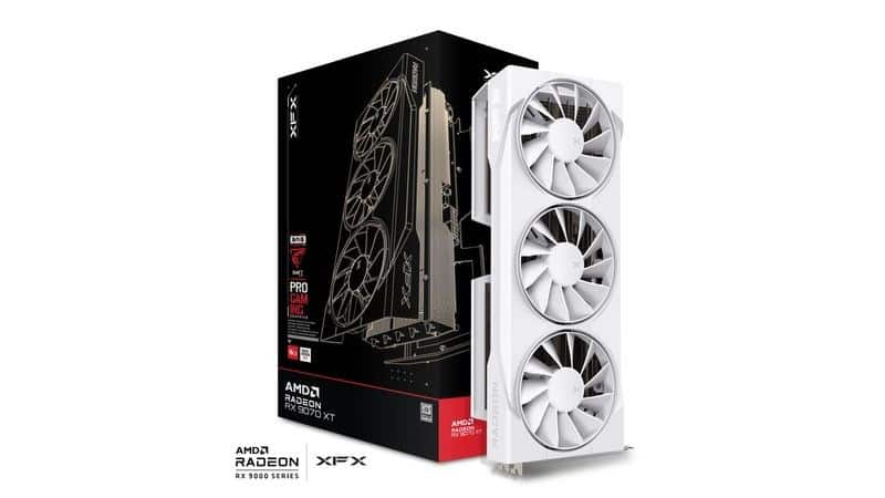 Karta graf. XFX Swift RX 9070XT White 3-FAN 16GB — zdjęcie 1 z 5
