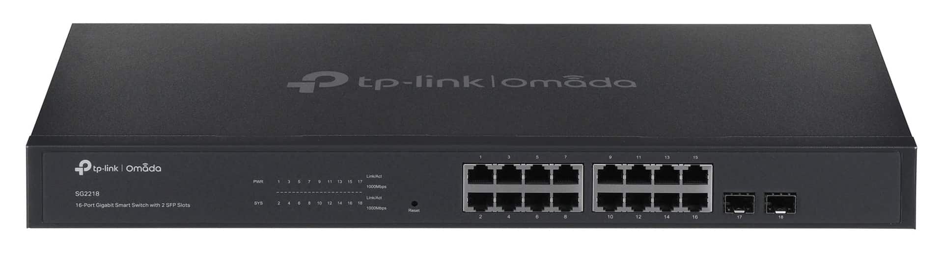 Switch TP-LINK TL-SG2218 1U Czarny — zdjęcie 1 z 8