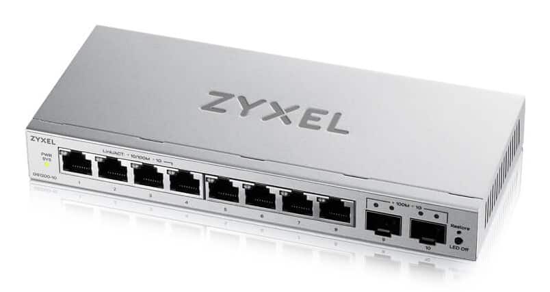 Switch Zyxel GS1200-10 v3 10p Managed Gigabit — zdjęcie 1 z 4