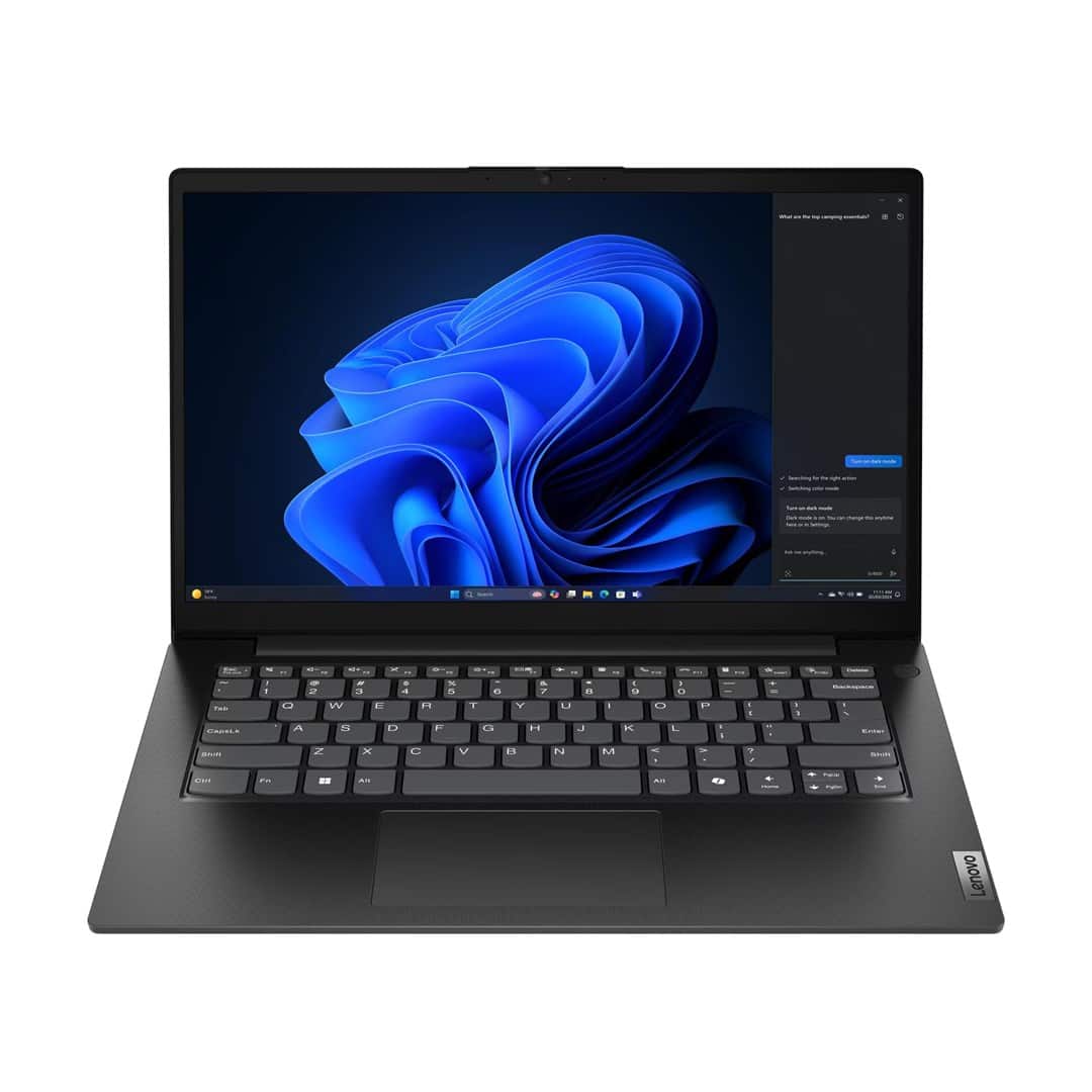 Lenovo V14 G5 IRL i5-13420H 14.0" FHD 250nits AG 16GB DDR5 5200 SSD512 Intel UHD Graphics LAN Cam720p 47Wh NoOS Business Black 1Y — zdjęcie 1 z 8