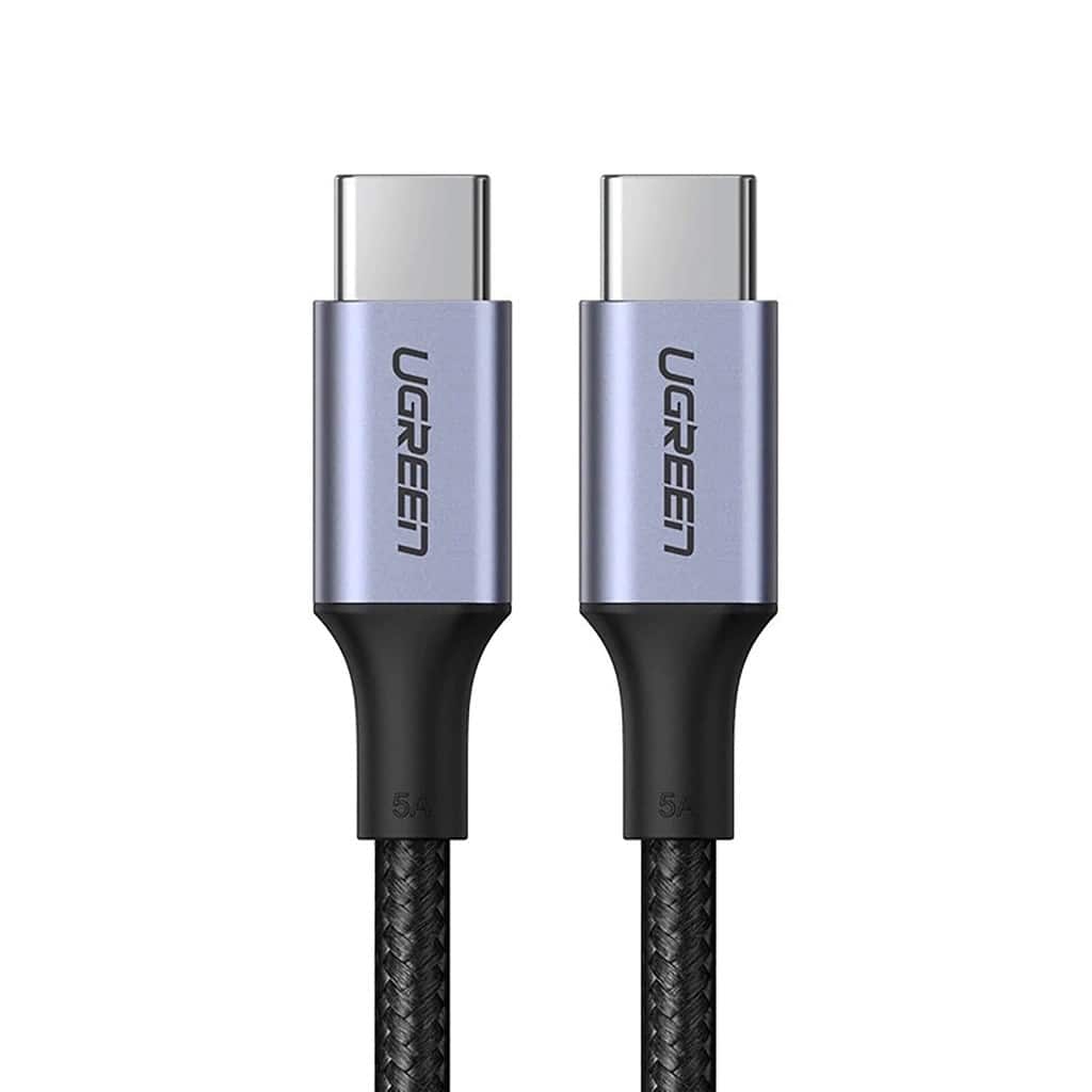Ugreen Kabel US316 90120 USB-C - USB-C PD QC FCP 100W 5A 480Mb/s 3m - szary — zdjęcie 1 z 2