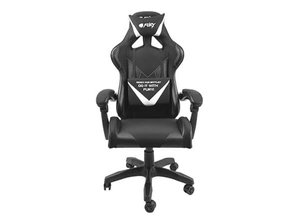 FURY FOTEL GAMINGOWY AVENGER L CZARNO-BIAŁY — zdjęcie 1 z 8