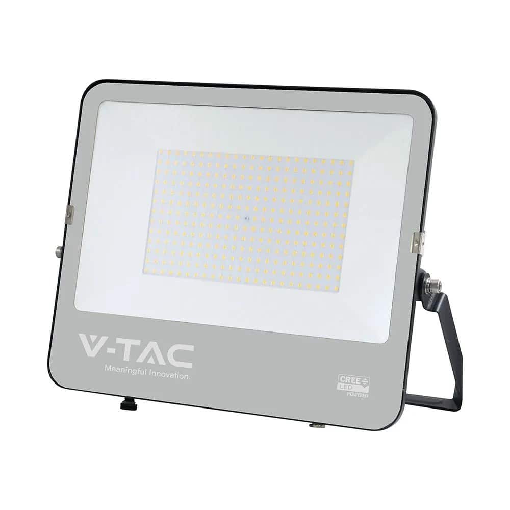 Projektor LED V-TAC CREE CHIP 200W 135lm/W czarna obudowa przewód 1m IP65 VT-44201 6500K 27000lm 6 lat gwarancji — zdjęcie 1 z 2