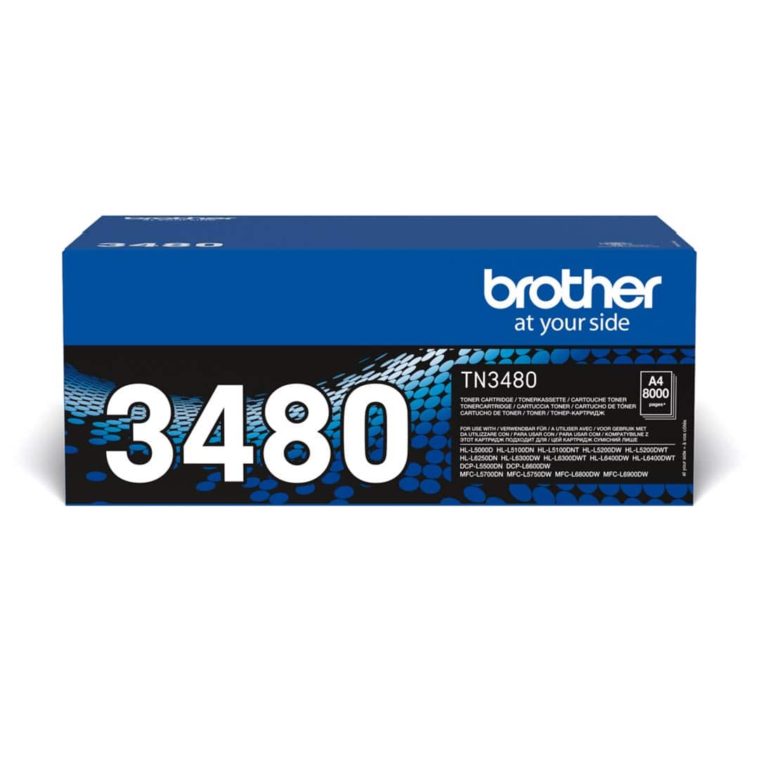 Toner Brother czarny TN3480, 8000 stron — zdjęcie 1 z 3