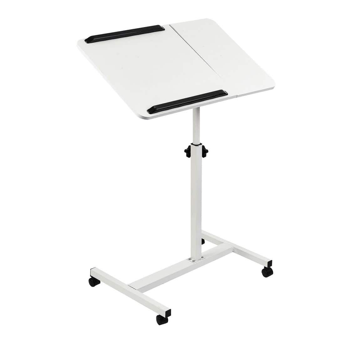MACLEAN MOBILNE BIURKO/STAND NA LAPTOP, BIAŁE, REGULACJA WYSOKOŚĆ 59-89CM, MAX. 30KG MC-121 W — zdjęcie 1 z 8