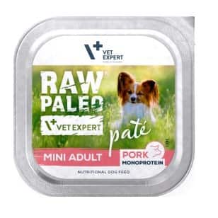 VetExpert Raw Paleo PORK Pate Mini Adult 150g